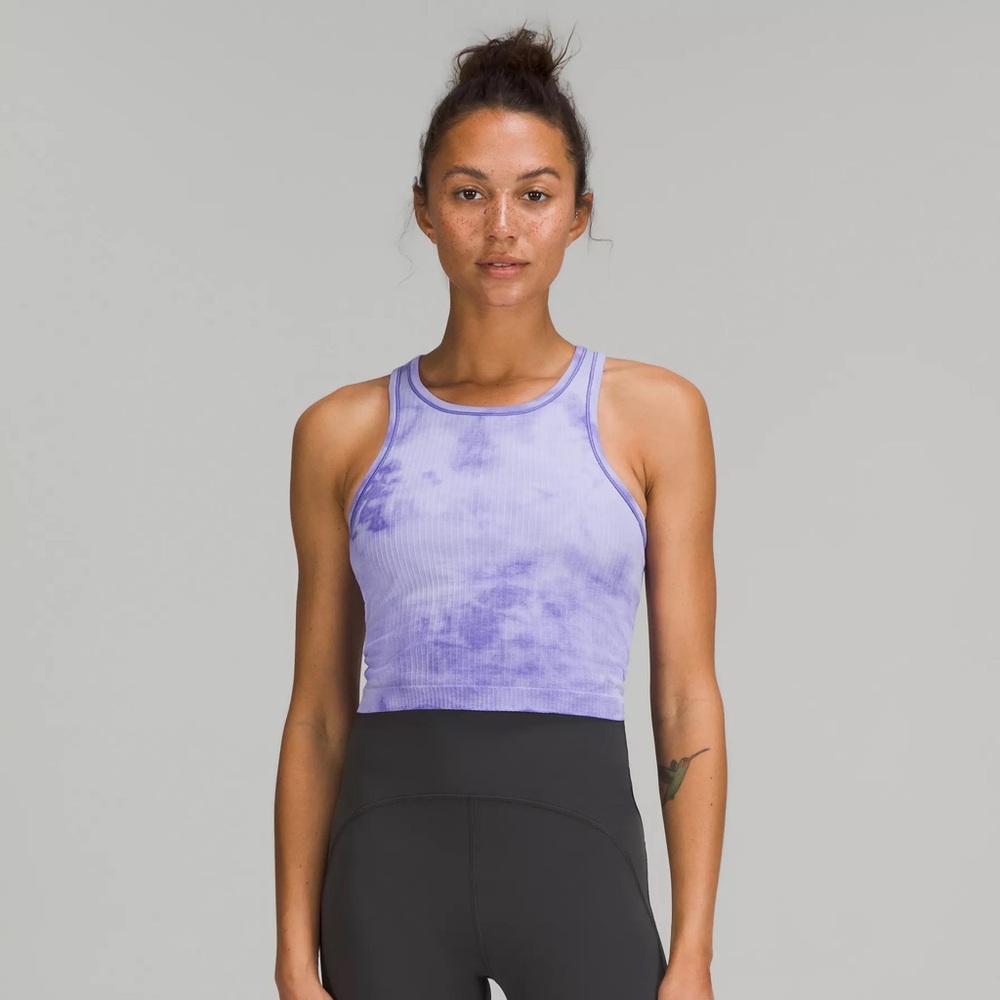 LULULEMON Ebb to Street Cropped Racerback Tank Top